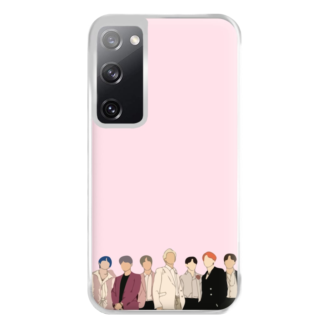 Faceless K-Pop Band Band Phone Case for Galaxy S20