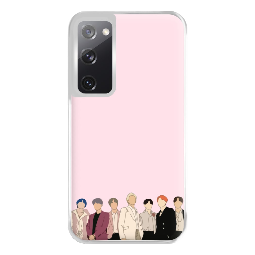 Faceless K-Pop Band Band Phone Case for Galaxy S20FE