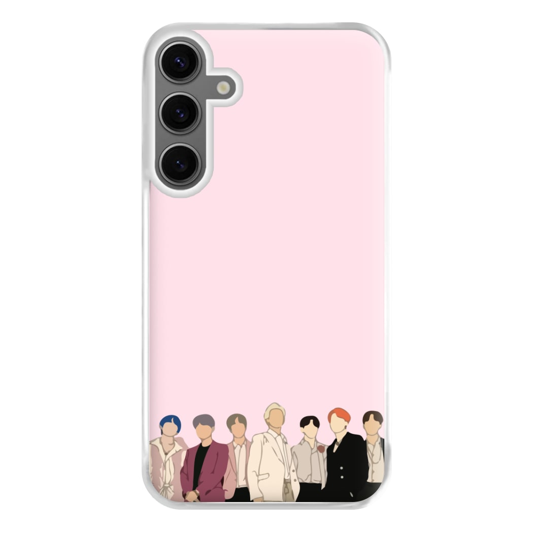 Faceless K-Pop Band Band Phone Case for Galaxy S24FE