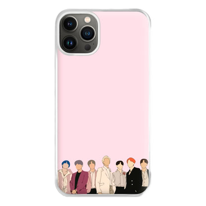 Faceless K-Pop Band Band Phone Case for iPhone 13