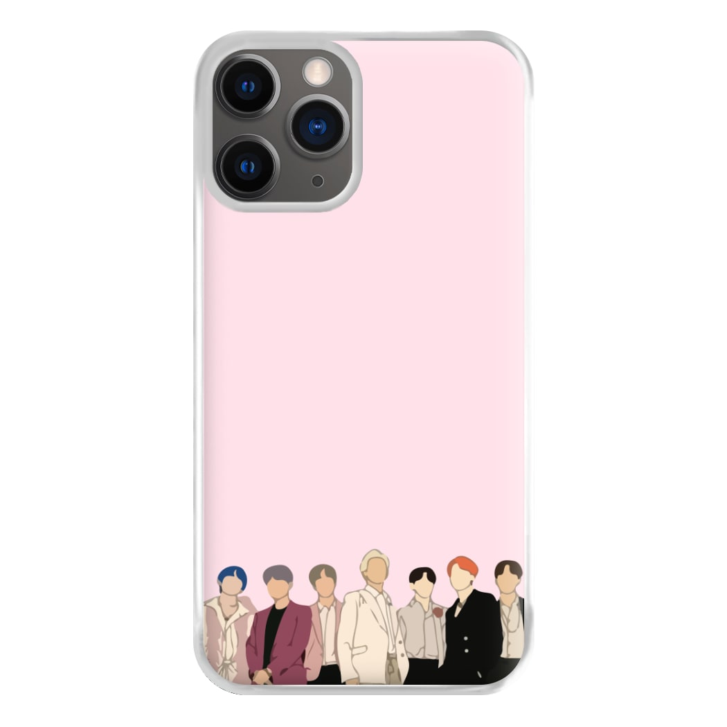 Faceless K-Pop Band Band Phone Case for iPhone 12 Pro Max