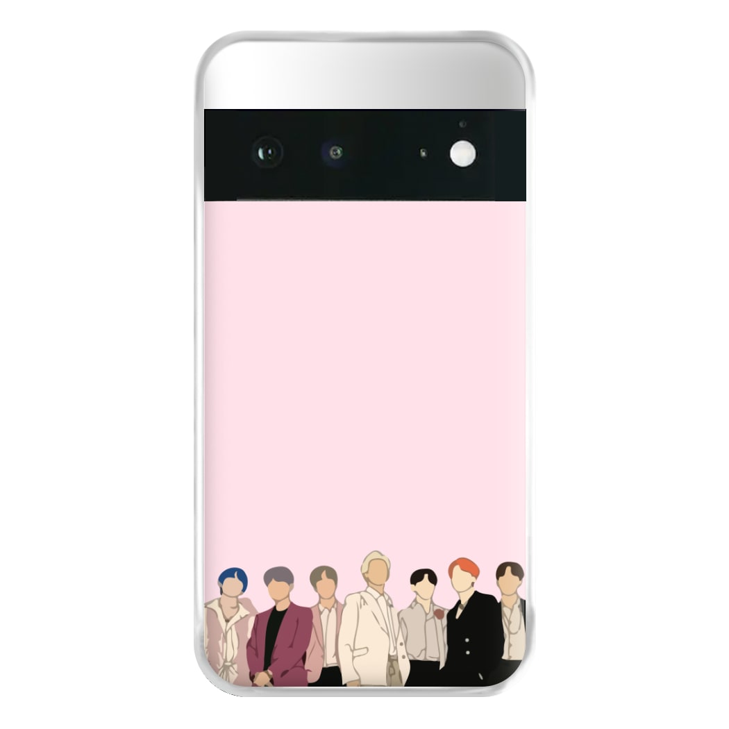 Faceless K-Pop Band Band Phone Case for Google Pixel 6a