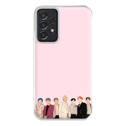 Faceless K-Pop Band Band Phone Case for Galaxy A52 / A52s