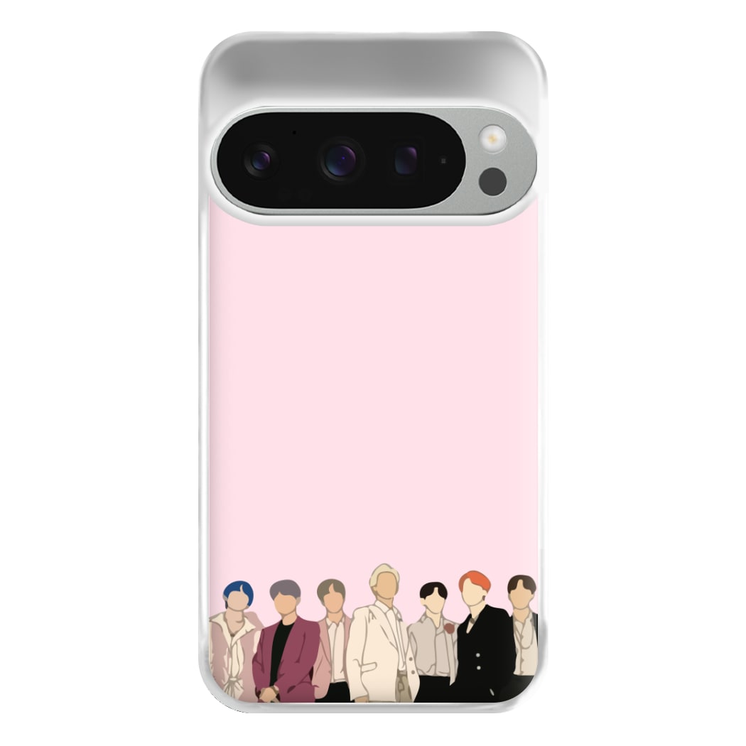 Faceless K-Pop Band Band Phone Case for Google Pixel 9 Pro XL