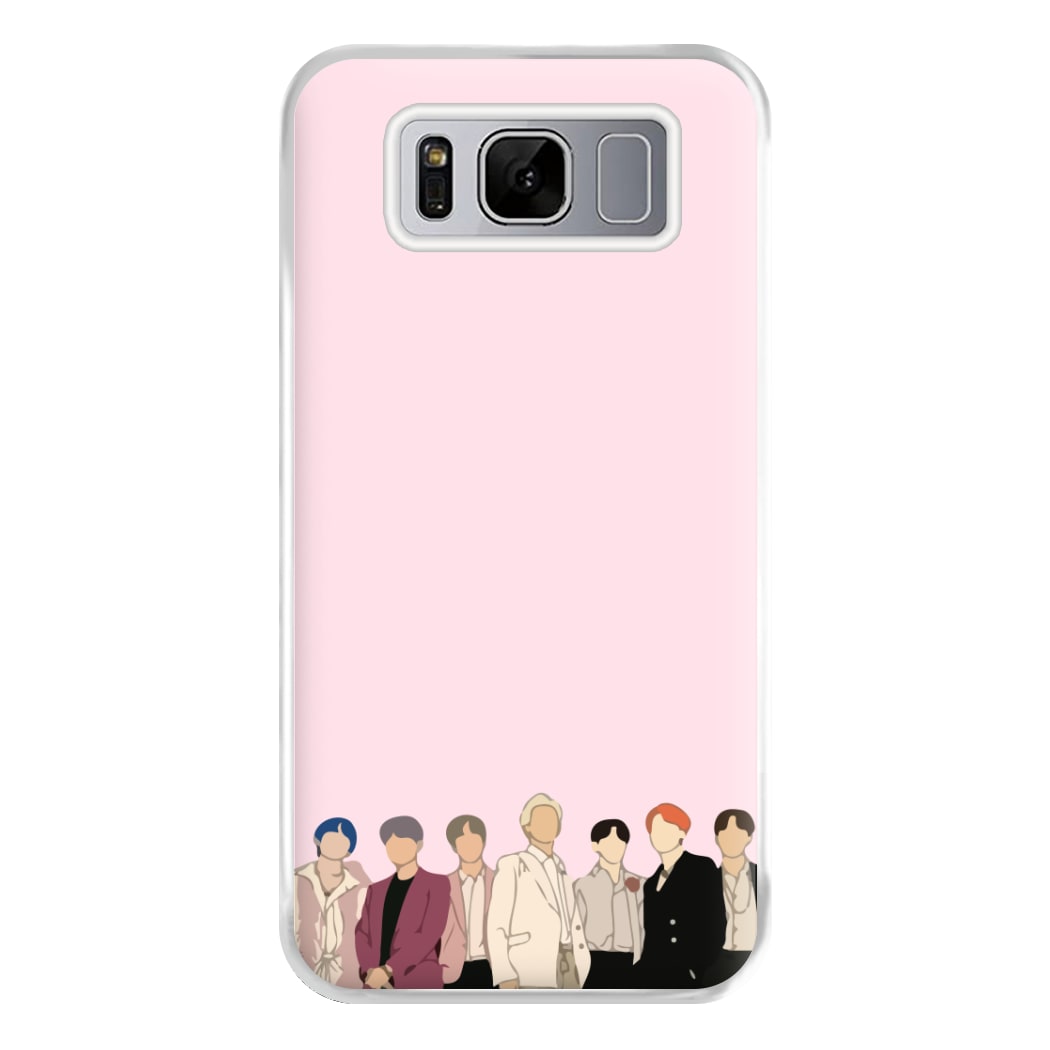 Faceless K-Pop Band Band Phone Case for Galaxy S8 Plus