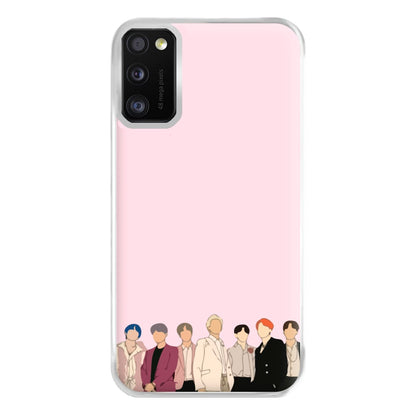 Faceless K-Pop Band Band Phone Case for Galaxy A41