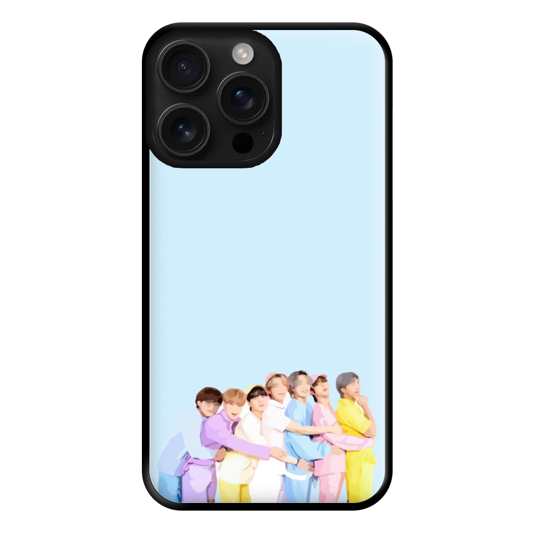 Colourful K-Pop Band Band Phone Case