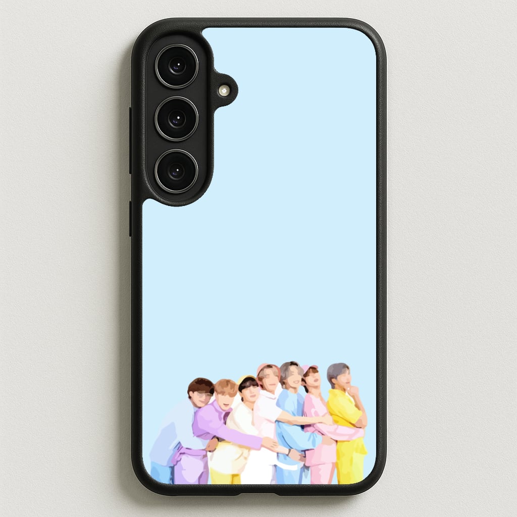 Colourful K-Pop Band Band Phone Case for Galaxy S25FE
