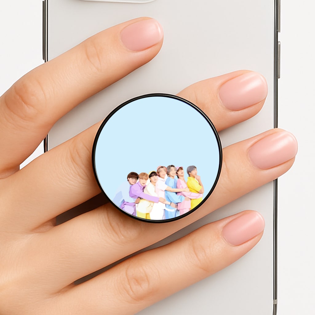 Colourful K-Pop Band Band FunGrip