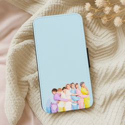 Colourful K-Pop Band Band Wallet Phone Case