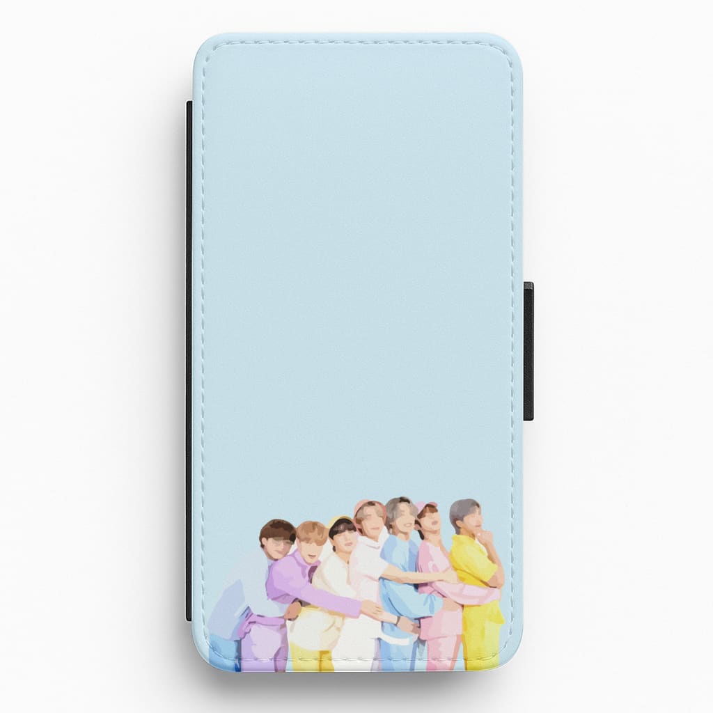 Colourful K-Pop Band Band Flip / Wallet Phone Case