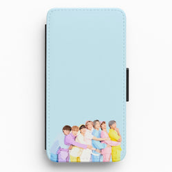 Colourful K-Pop Band Band Flip / Wallet Phone Case