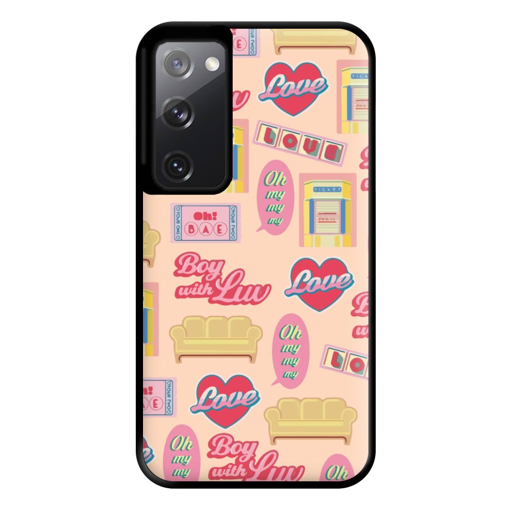 K-Pop Band Icon Pattern Phone Case for Galaxy S20FE