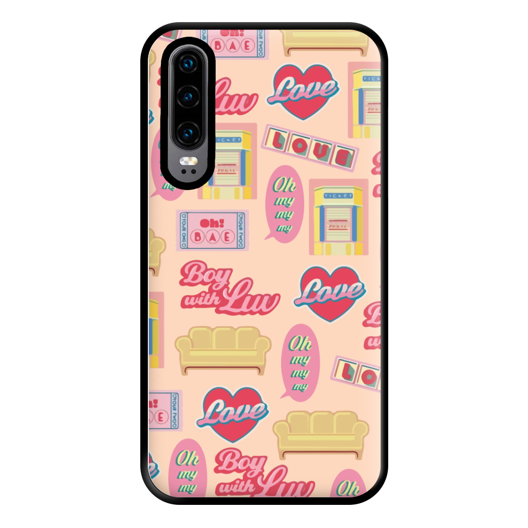 K-Pop Band Icon Pattern Phone Case for Huawei P30