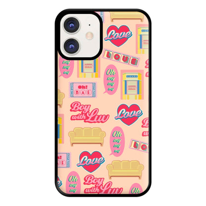 K-Pop Band Icon Pattern Phone Case for iPhone 12 / 12 Pro