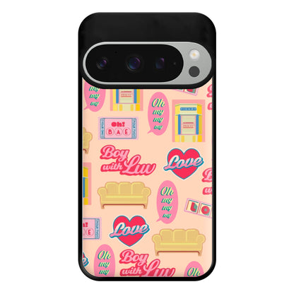 K-Pop Band Icon Pattern Phone Case for Google Pixel 9 Pro XL