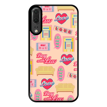 K-Pop Band Icon Pattern Phone Case for Huawei P20