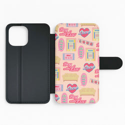 K-Pop Band Icon Pattern Flip Phone Case