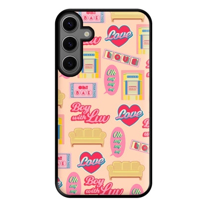 K-Pop Band Icon Pattern Phone Case for Galaxy S23FE