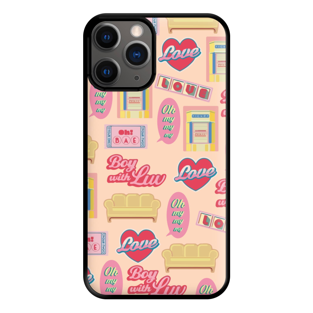 K-Pop Band Icon Pattern Phone Case for iPhone 12 Pro Max