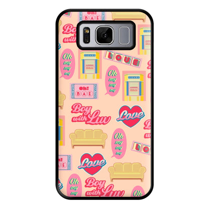 K-Pop Band Icon Pattern Phone Case for Galaxy S8 Plus