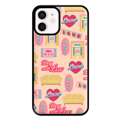 K-Pop Band Icon Pattern Phone Case for iPhone 13 Mini