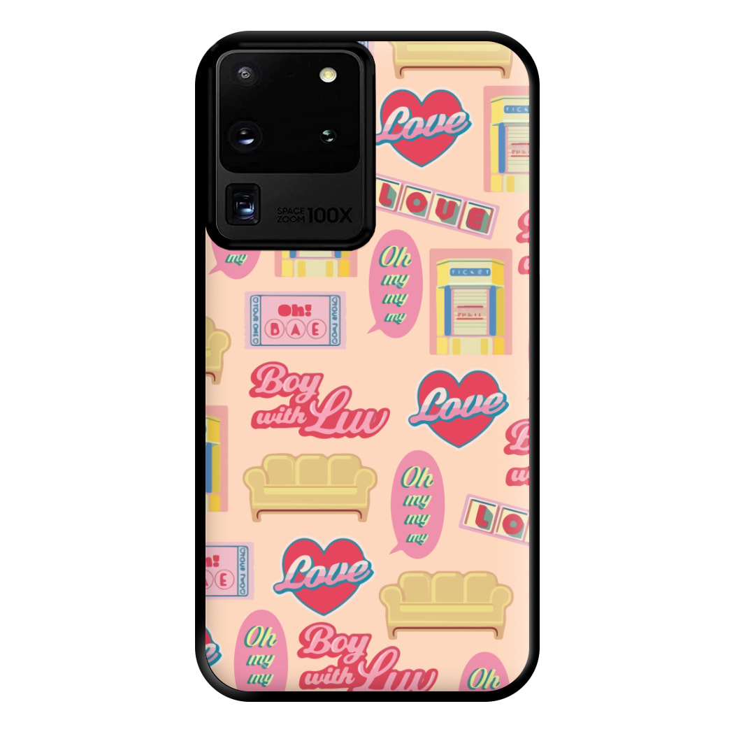 K-Pop Band Icon Pattern Phone Case for Galaxy S20 Ultra