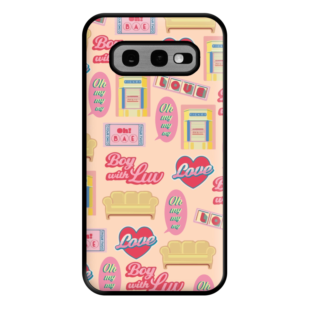 K-Pop Band Icon Pattern Phone Case for Galaxy S10e