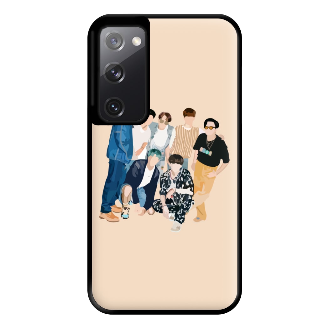 Casual K-Pop Band Band Phone Case for Galaxy S20FE