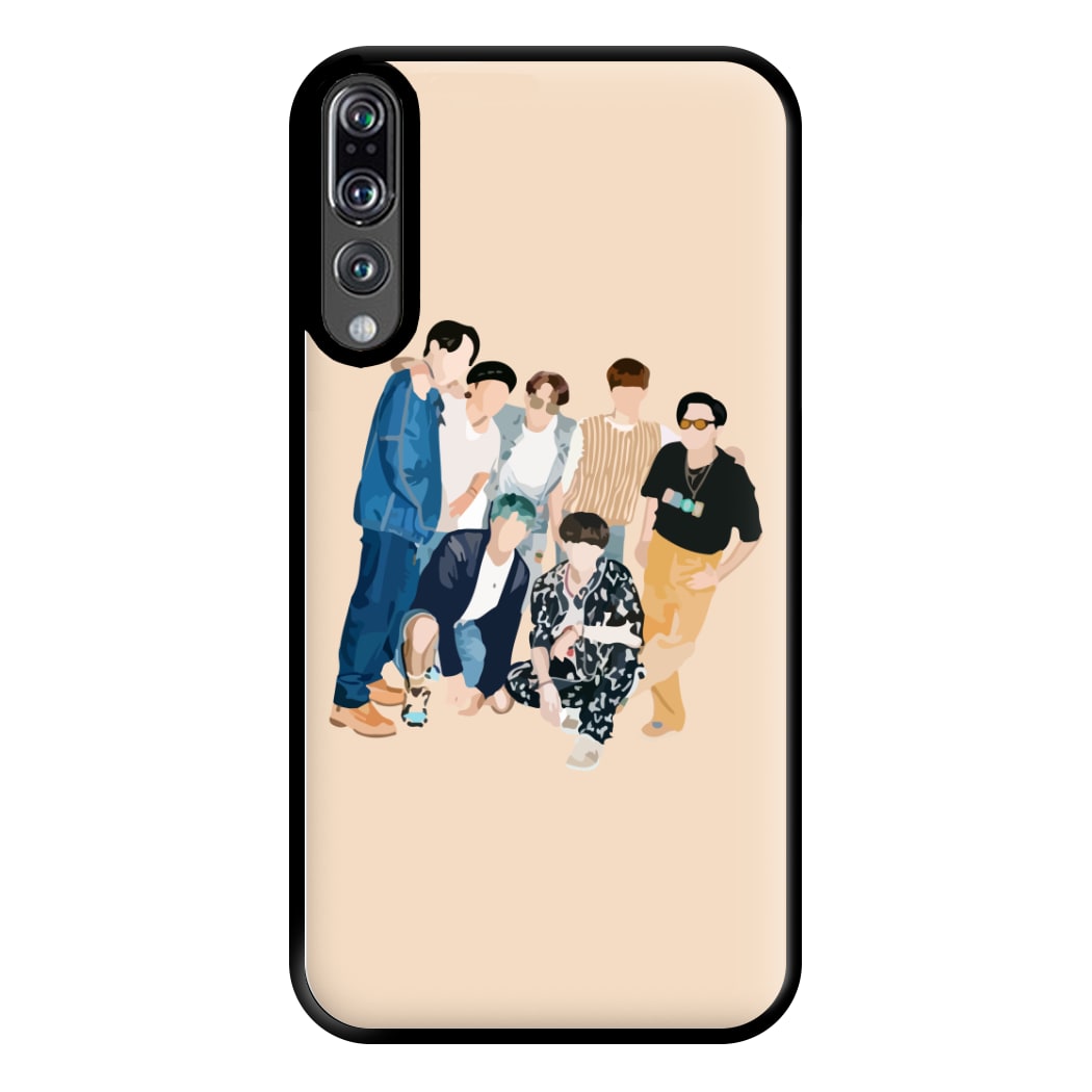 Casual K-Pop Band Band Phone Case for Huawei P20 Pro