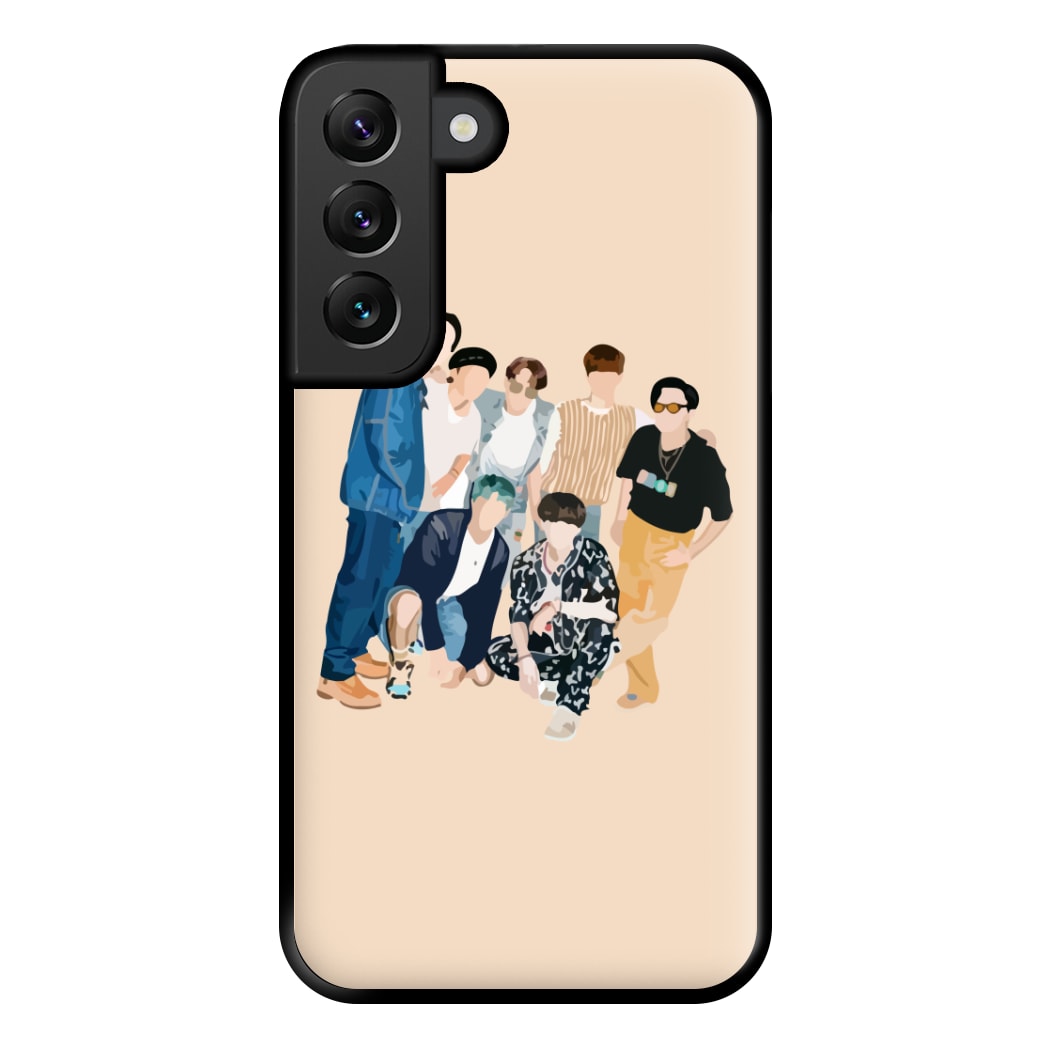 Casual K-Pop Band Band Phone Case for Galaxy S22 Plus