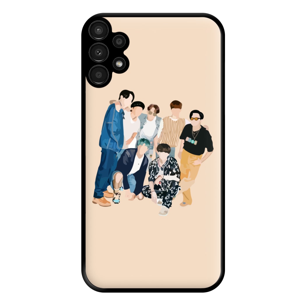 Casual K-Pop Band Band Phone Case for Galaxy A13