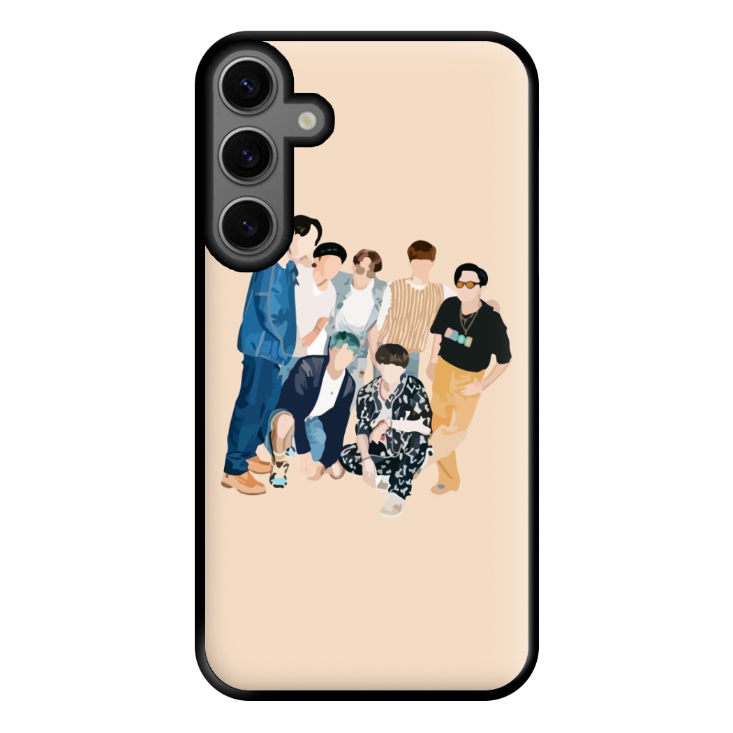 Casual K-Pop Band Band Phone Case for Galaxy S23FE