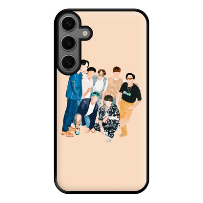 Casual K-Pop Band Band Phone Case for Galaxy S23FE