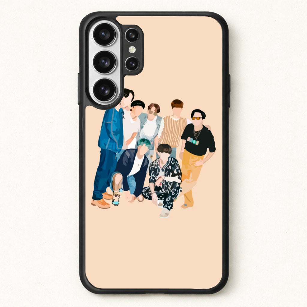 Casual K-Pop Band Band Phone Case for Galaxy S26 Ultra
