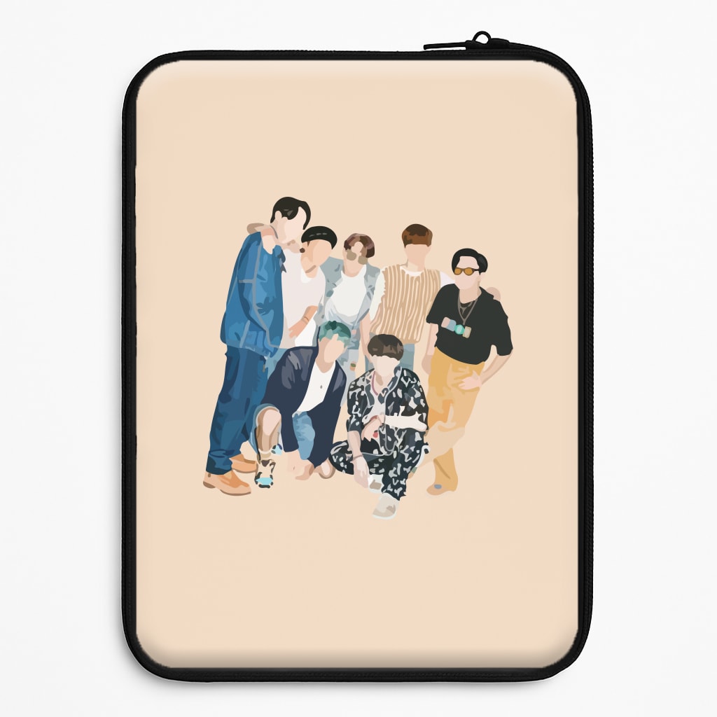 Casual K-Pop Band Band Laptop Sleeve