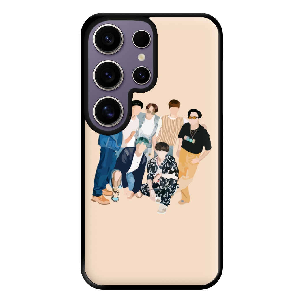 Casual K-Pop Band Band Phone Case for Galaxy S25 Ultra