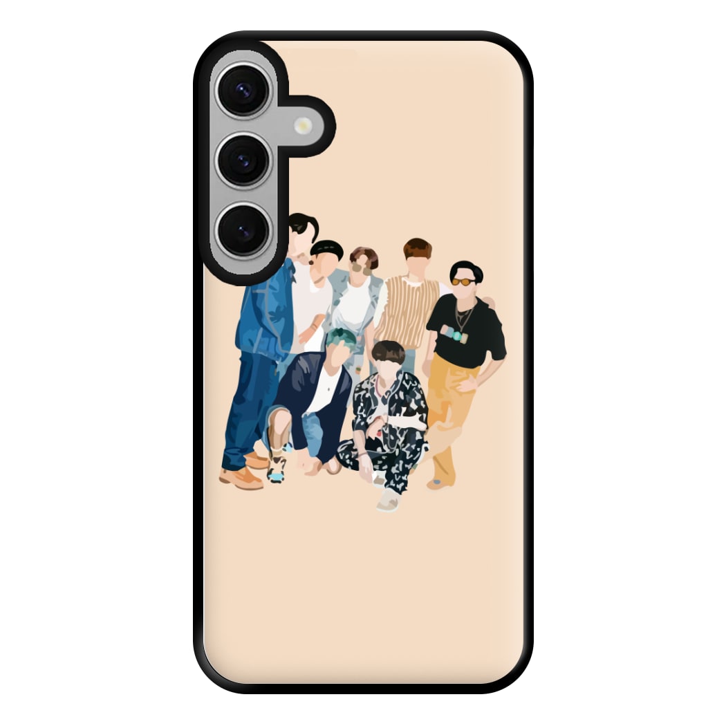 Casual K-Pop Band Band Phone Case for Galaxy S24FE