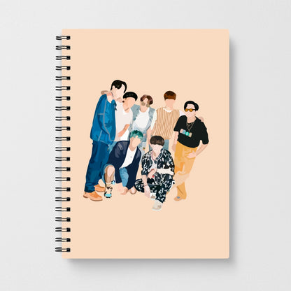 Casual BTS Band Notebook