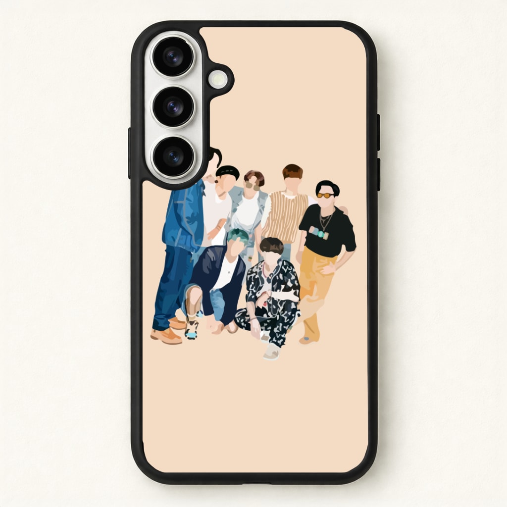 Casual K-Pop Band Band Phone Case for Galaxy S26 Plus