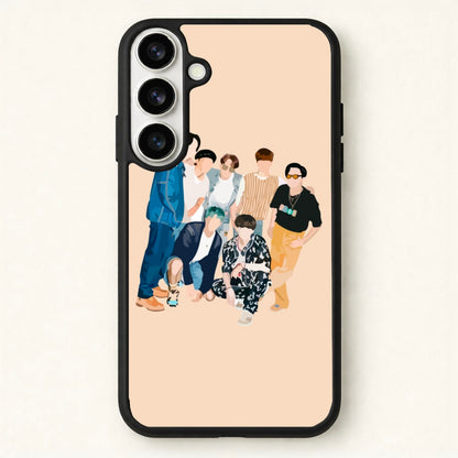 Casual K-Pop Band Band Phone Case for Galaxy S26 Plus