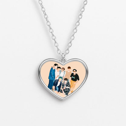 Casual K-Pop Band Band Necklace