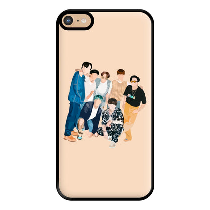 Casual K-Pop Band Band Phone Case for iPhone 6 Plus / 7 Plus / 8 Plus