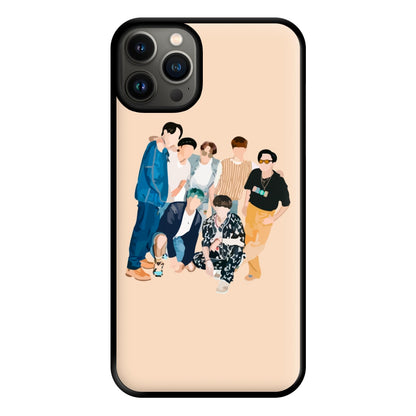 Casual K-Pop Band Band Phone Case for iPhone 13