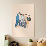 Casual K-Pop Band Band Poster 1