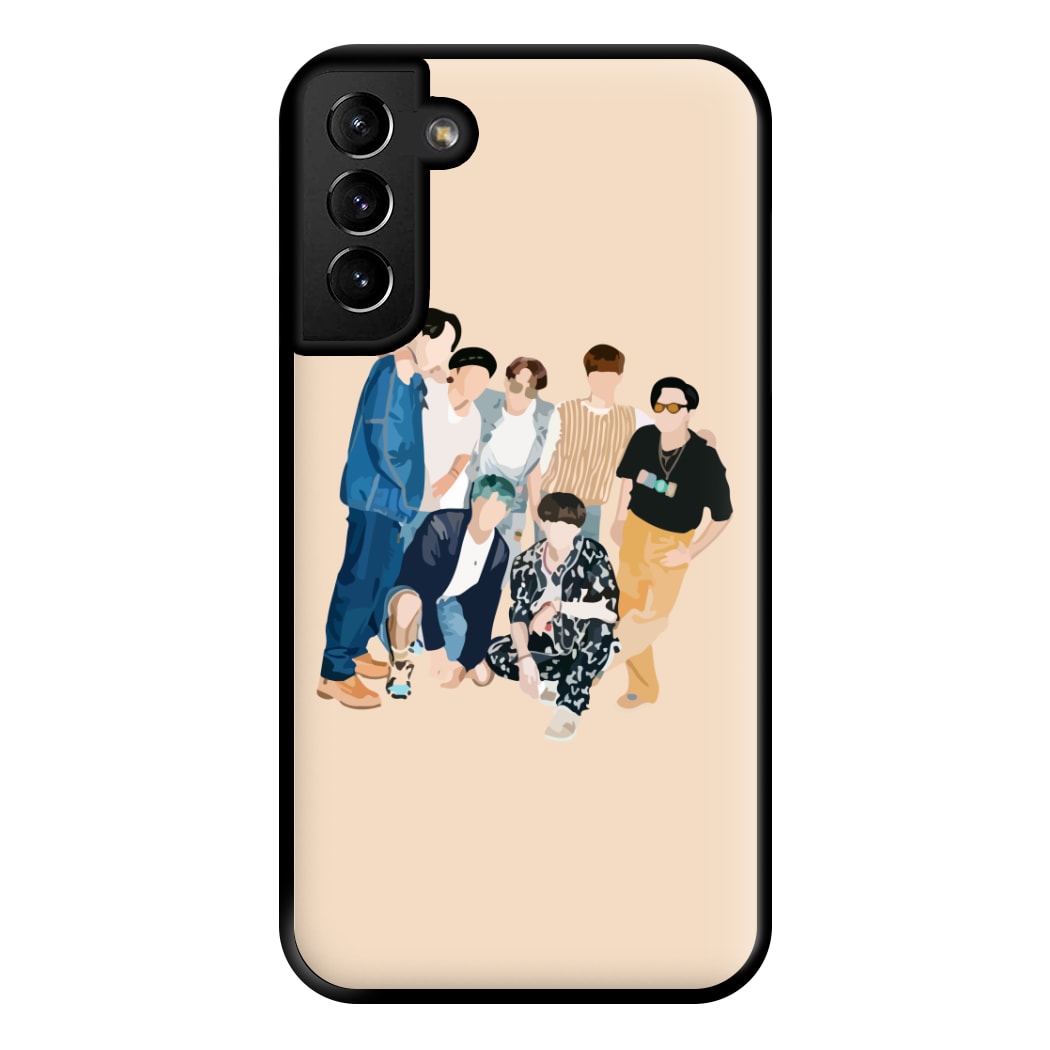 Casual K-Pop Band Band Phone Case for Galaxy S21 Plus