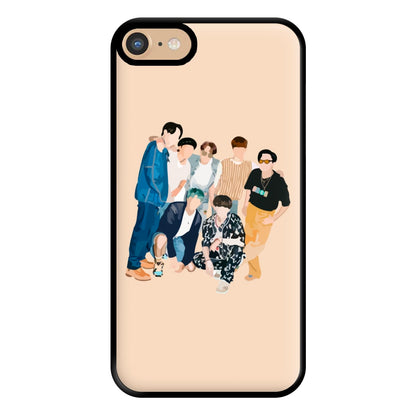 Casual K-Pop Band Band Phone Case for iPhone 6 / 7 / 8 / SE