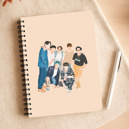 Casual K-Pop Band Band Notepad