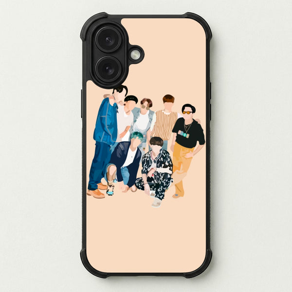 Casual K-Pop Band Band Phone Case — Bumper case