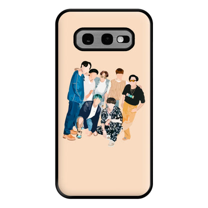 Casual K-Pop Band Band Phone Case for Galaxy S10e